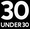 Under 30 badge